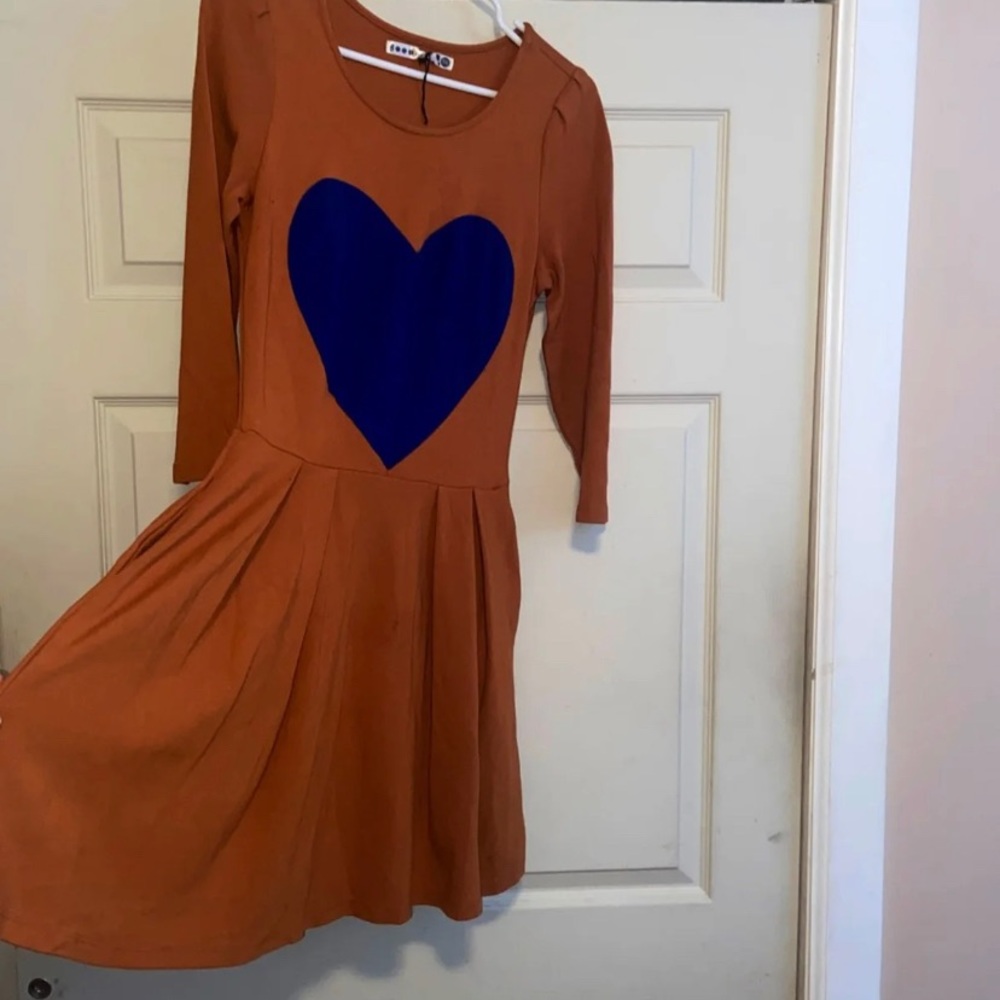 Ladies vintage dress with pockets